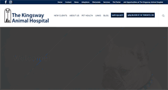 Desktop Screenshot of kingswayanimalhospital.com